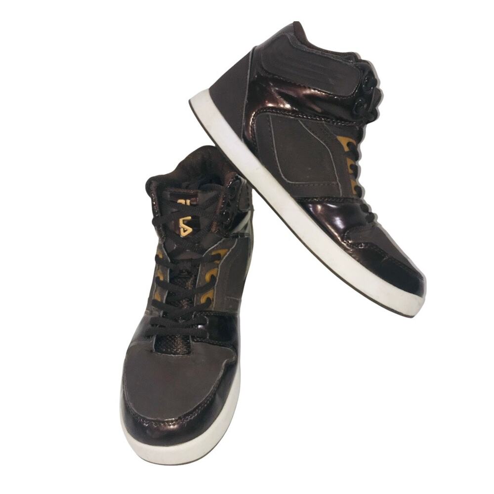 Fila Mens Hightop Brown Athletic Shoes 1SC60086-248 Size 7.5